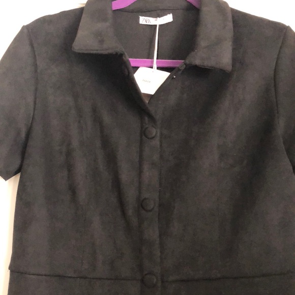 Black suede dress - Picture 7 of 7